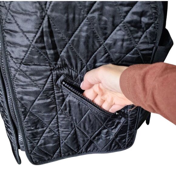 Vintage 90s TechNiche Cooling Heating Quilted Vest Hyperkewl M Black - Picture 3 of 11